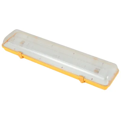 0.6m Wide Yellow Base Clear Cover IP65 LED Waterproof Light