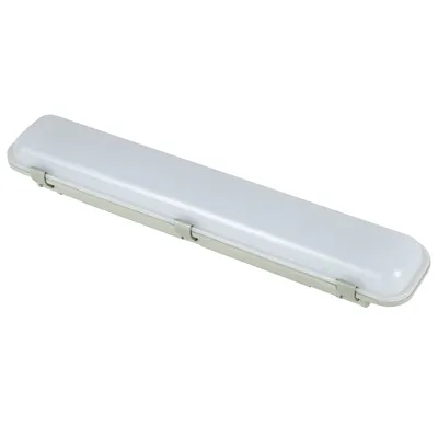2021 New Model IP65 Ik08 Wide Version 2FT 4FT 5FT LED Triproof Lighting Fixture