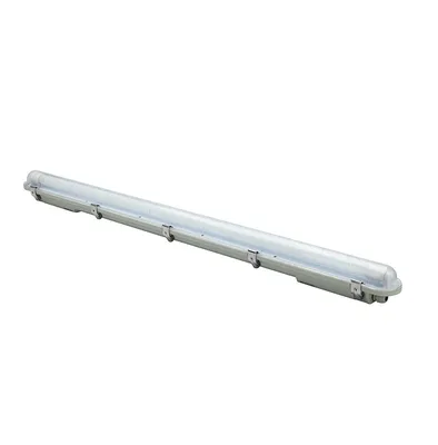 European IP65 Ik08 T8 Fluorescent / LED Tube Waterproof Dust-Proof Tri-Proof Lighting Fixture