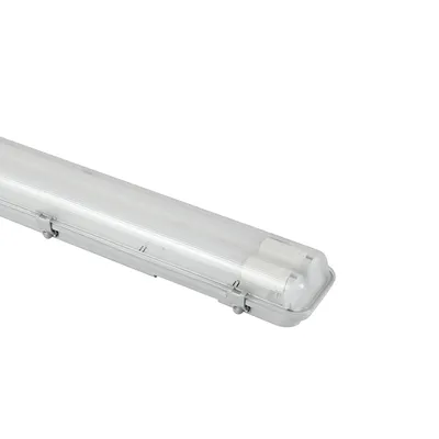 IP65 Ik08 LED Waterproof T8 Double Tube Linear Light Fixture LED Triproof Light