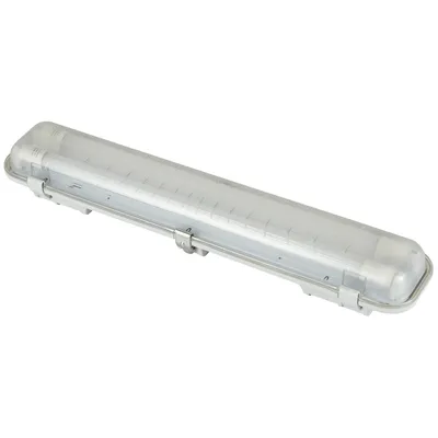 Ik08 LED Warehouse Lighting Fixture 2*24W Waterproof Dust-Proof Light Linear Proof Fitting