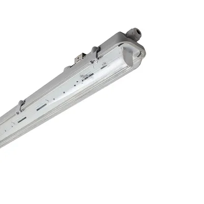 Transparent PC Diffuser PC Base Weatherproof Waterproof IP65 T8 T5 LED Tube Tri-Proof Light
