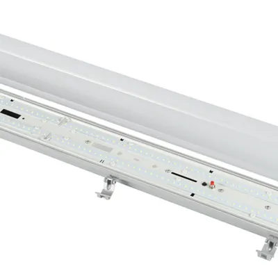 Waterproof 4FT 36W IP65 Ik08 LED Tri-Proof Light with 3h Emergency Battery for Car Park